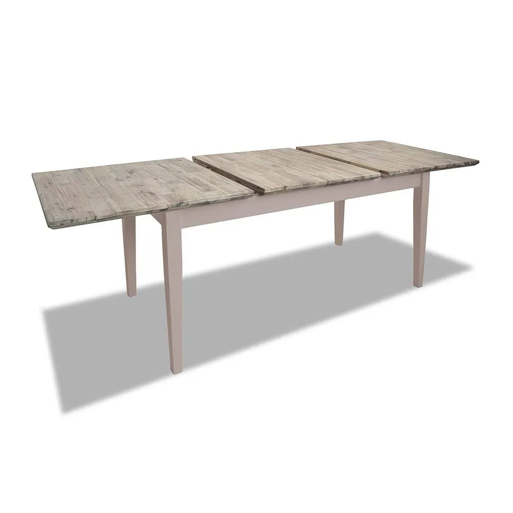 Statement Furniture Florence Rectangle Extendable Kitchen Dining Table in Taupe 5