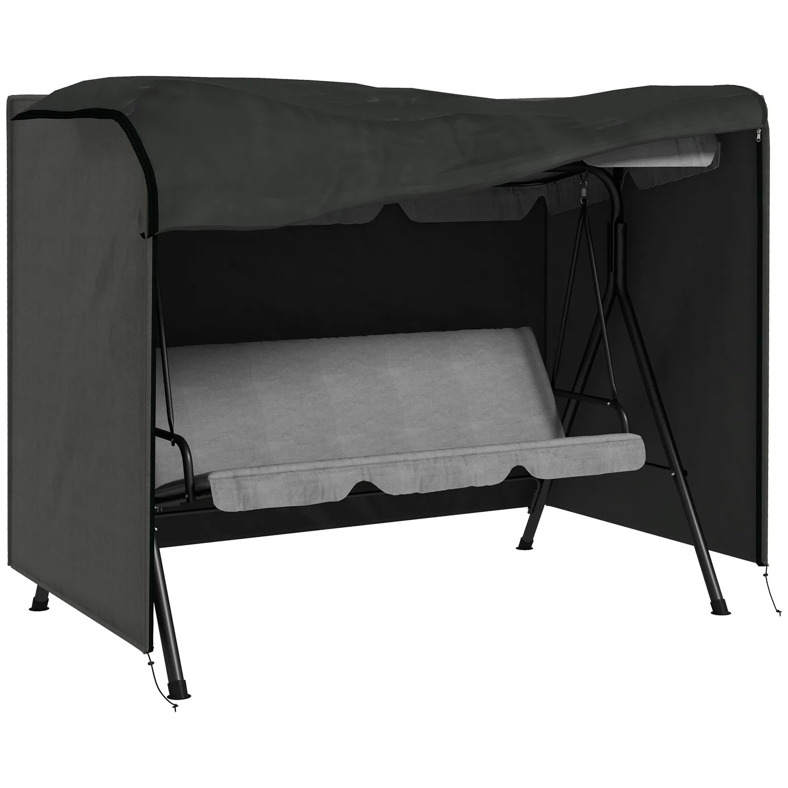 OUTSUNNY Garden Furniture Protector Patio Swing Chair Cover in Dark Grey 2