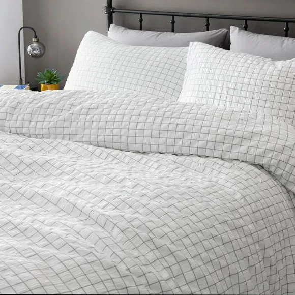 Devon Check Duvet Cover & Pillowcase Set 4