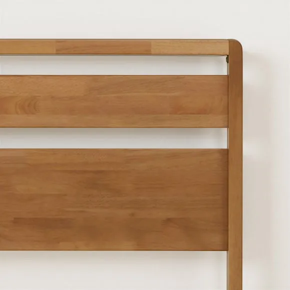 Scandi Mid Century Wooden Bed Frame 4
