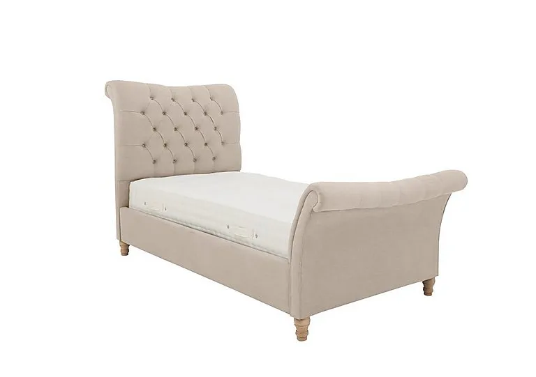 Evie Bed Frame - Single - Savannah Almond