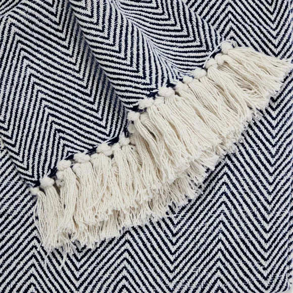 Jenson Herringbone Throw Blanket 2