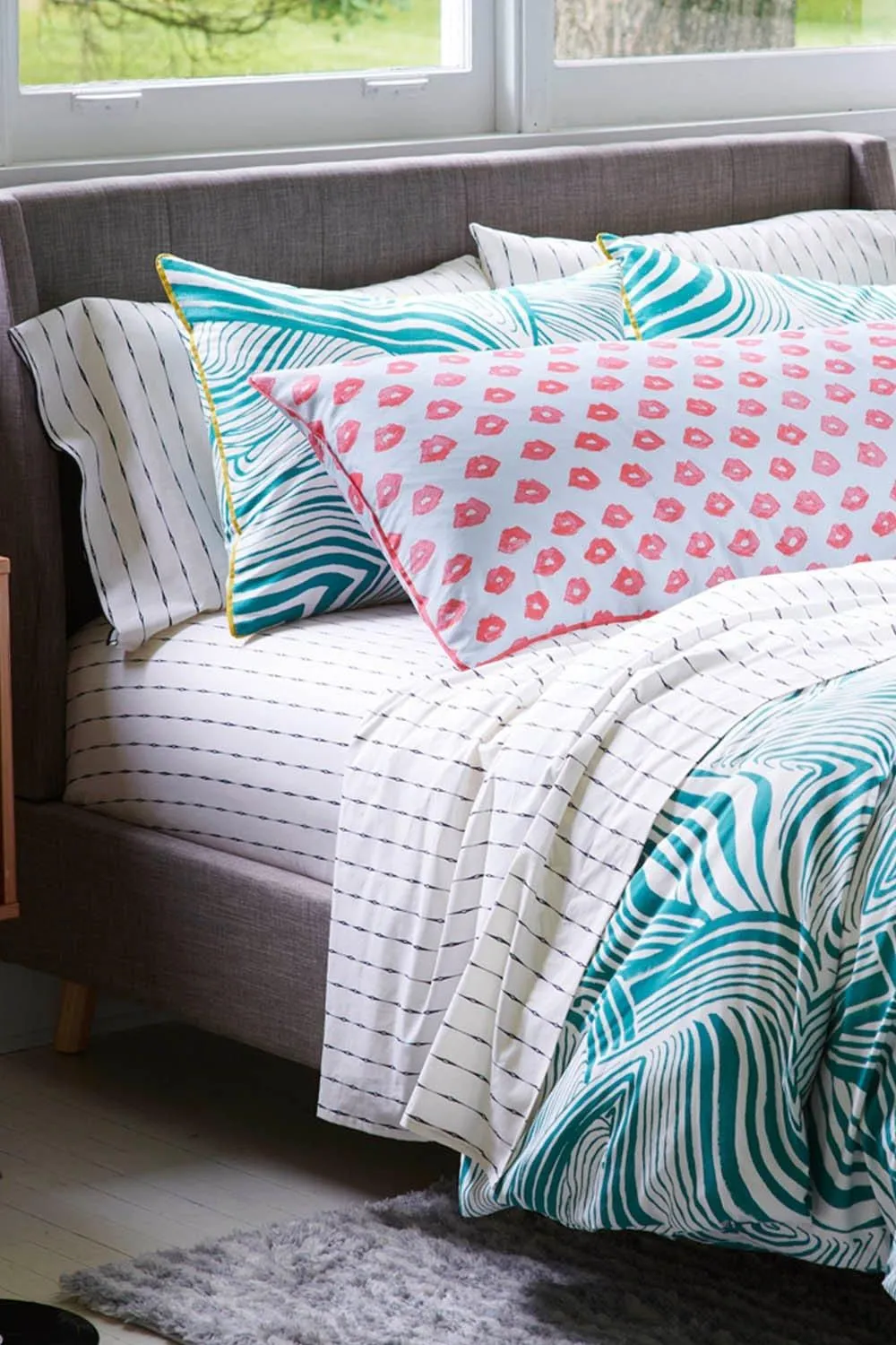 Martex Green Zebra Marble Duvet Cover Set 3