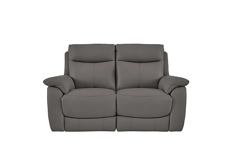 Echo Leather 2 Seater Power Recliner Sofa - BV Elephant