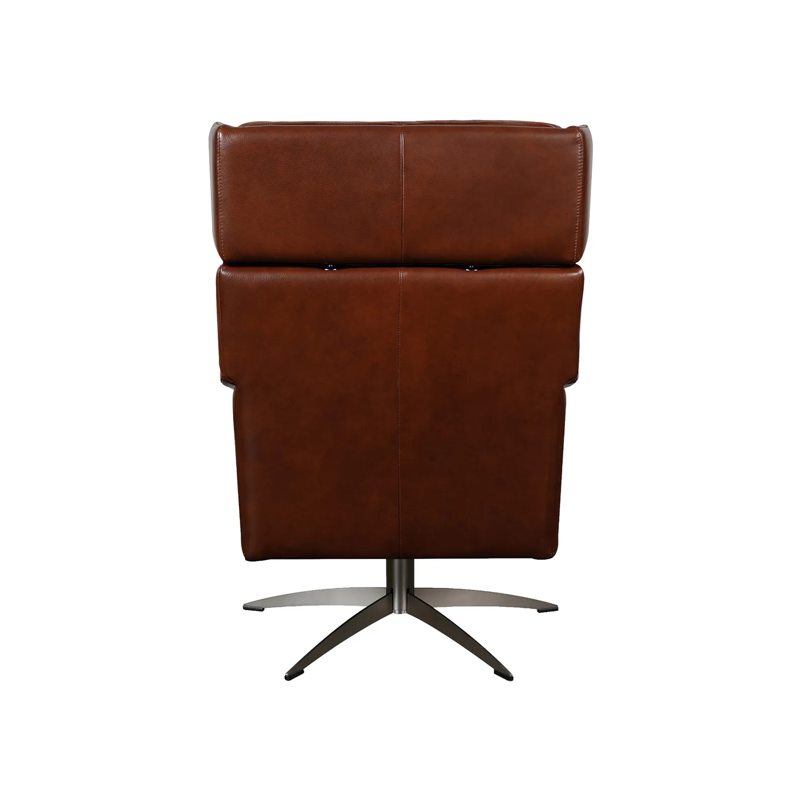 Bentley Swivel Armchair, Brown Leather | Barker & Stonehouse 6