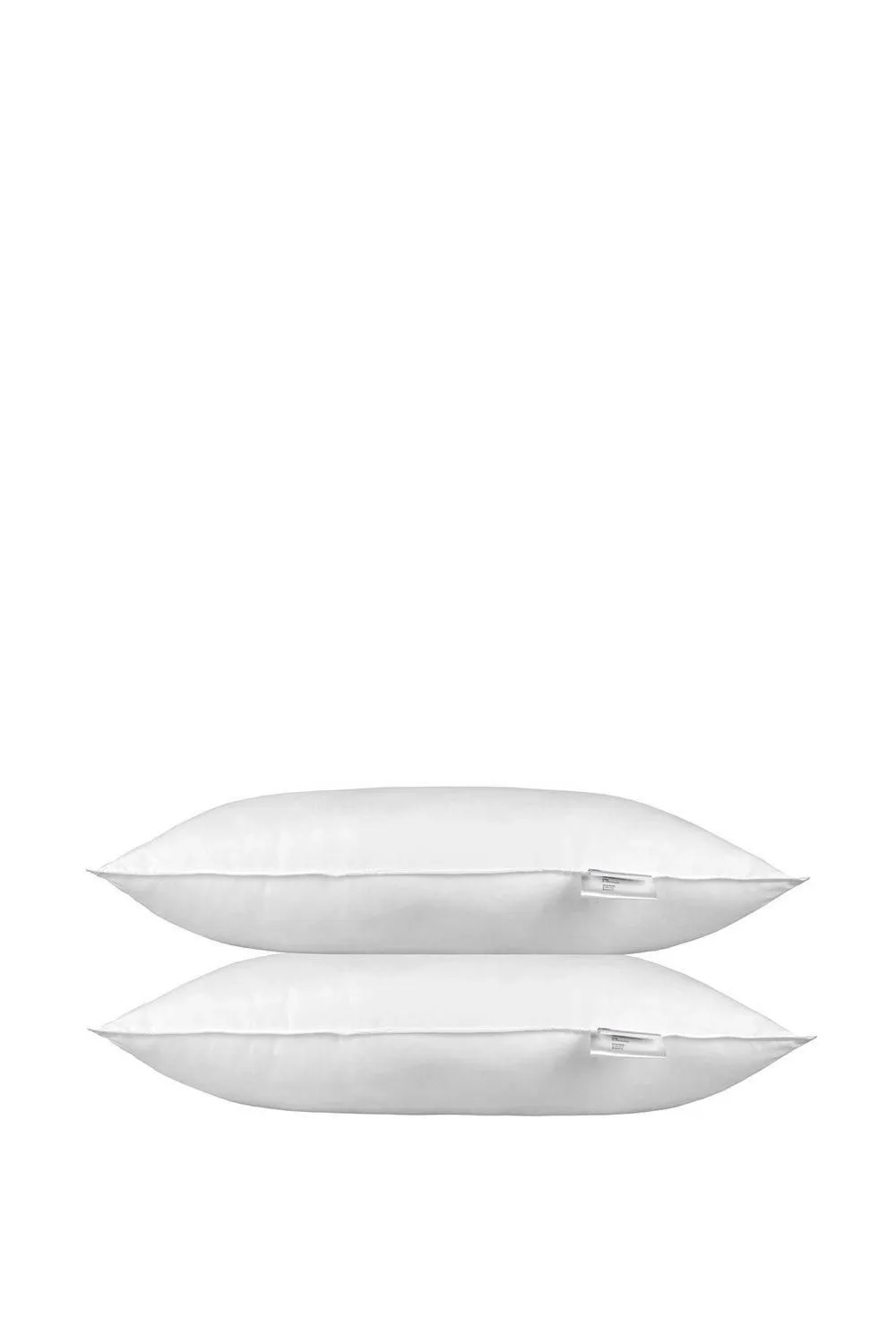 Homescapes Microfibre Euro Continental Pillow Pair - 40cm x 80cm (16"x32") in White 4