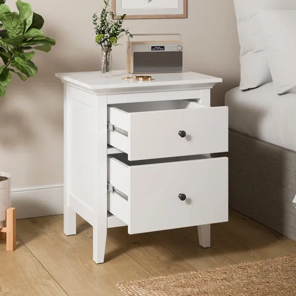 Lynton 2 Drawer Bedside Table 2