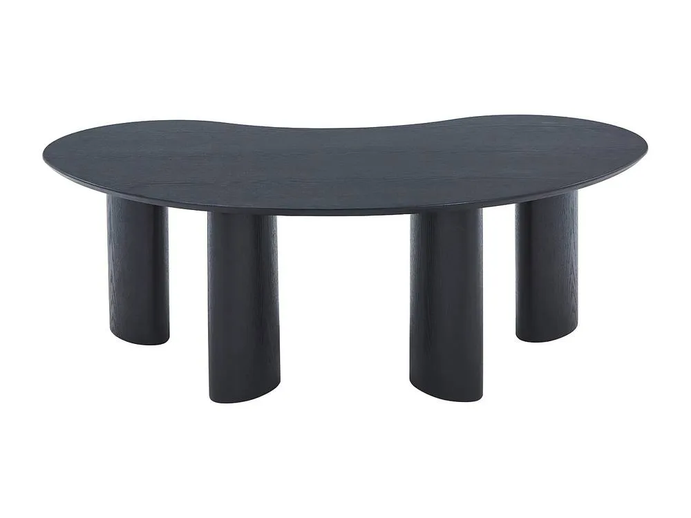 Vente-unique Ash Veneer Coffee Table - Black - CALYNOR 5