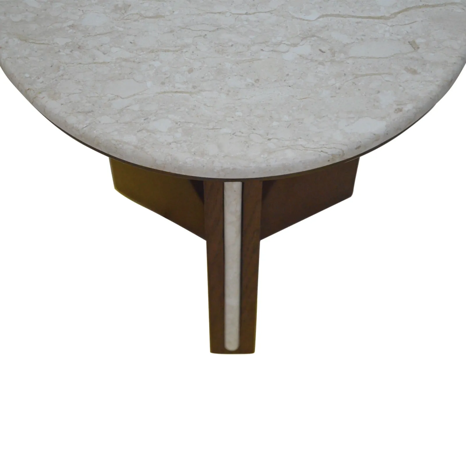 Leda Side Table, Round, Grey Marble | Barker & Stonehouse 3