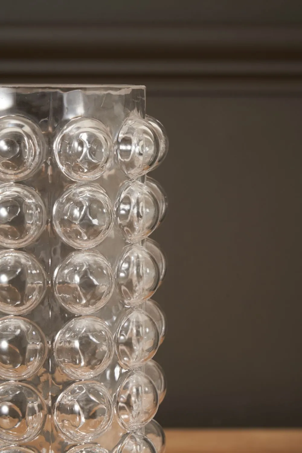 BHS Small Clear Bobble Glass Vase 3