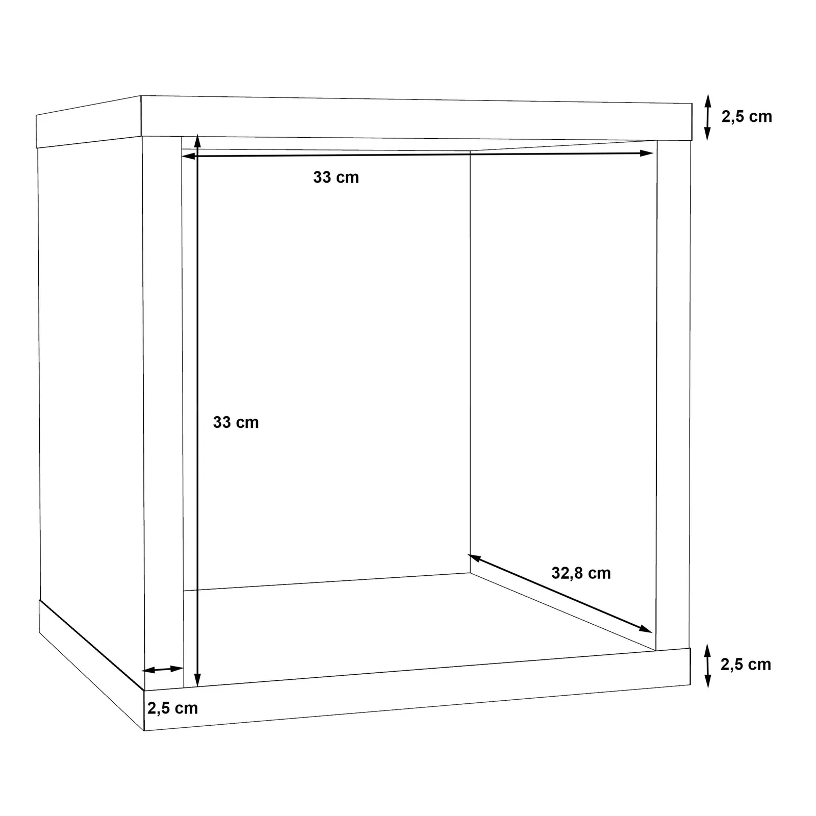 Furniture To Go Mauro Singular Storage Unit in White 6