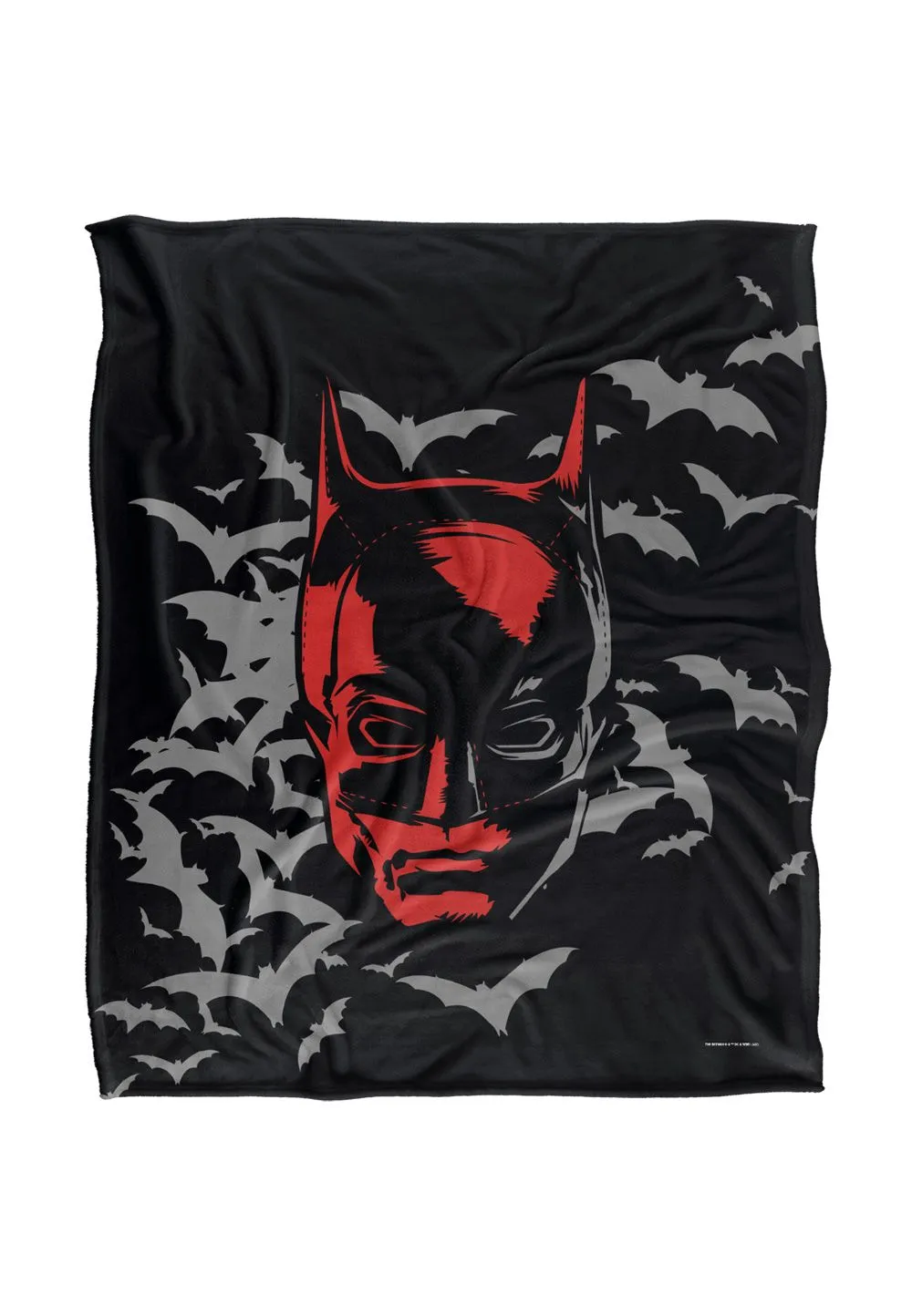 Batman The (2022) Blanket, The Mask Silky Touch Super Soft Throw Blanket 152x127 cm in White