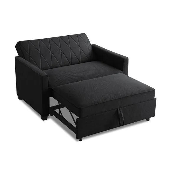Serviya Fabric Compact Double Sofa Bed 5