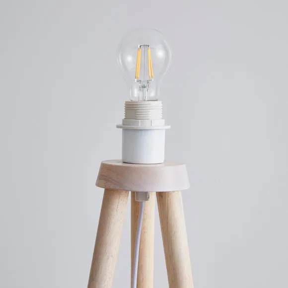 Ambra Natural Tripod Floor Lamp 4