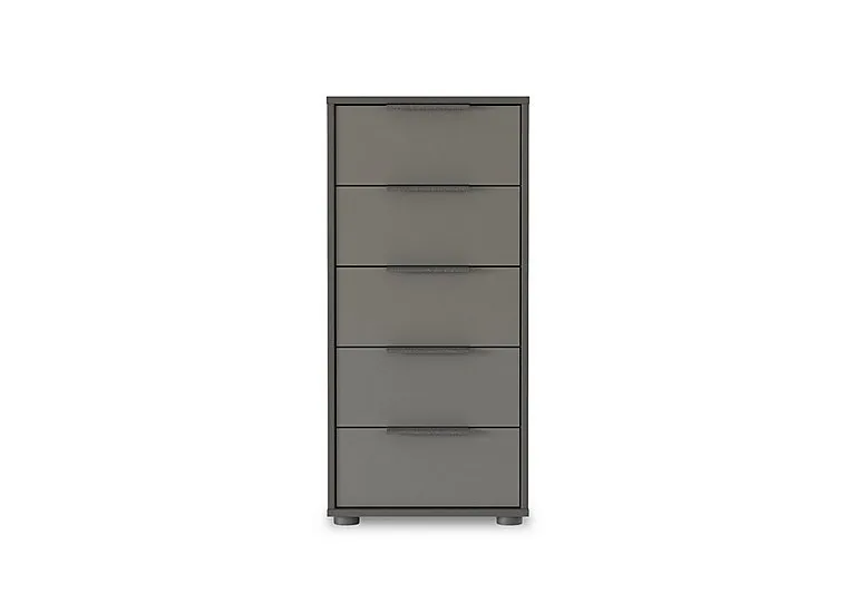Instinct 40cm 5 Drawer Matt Finish Chest - Bedroom Furniture - In Time for Christmas