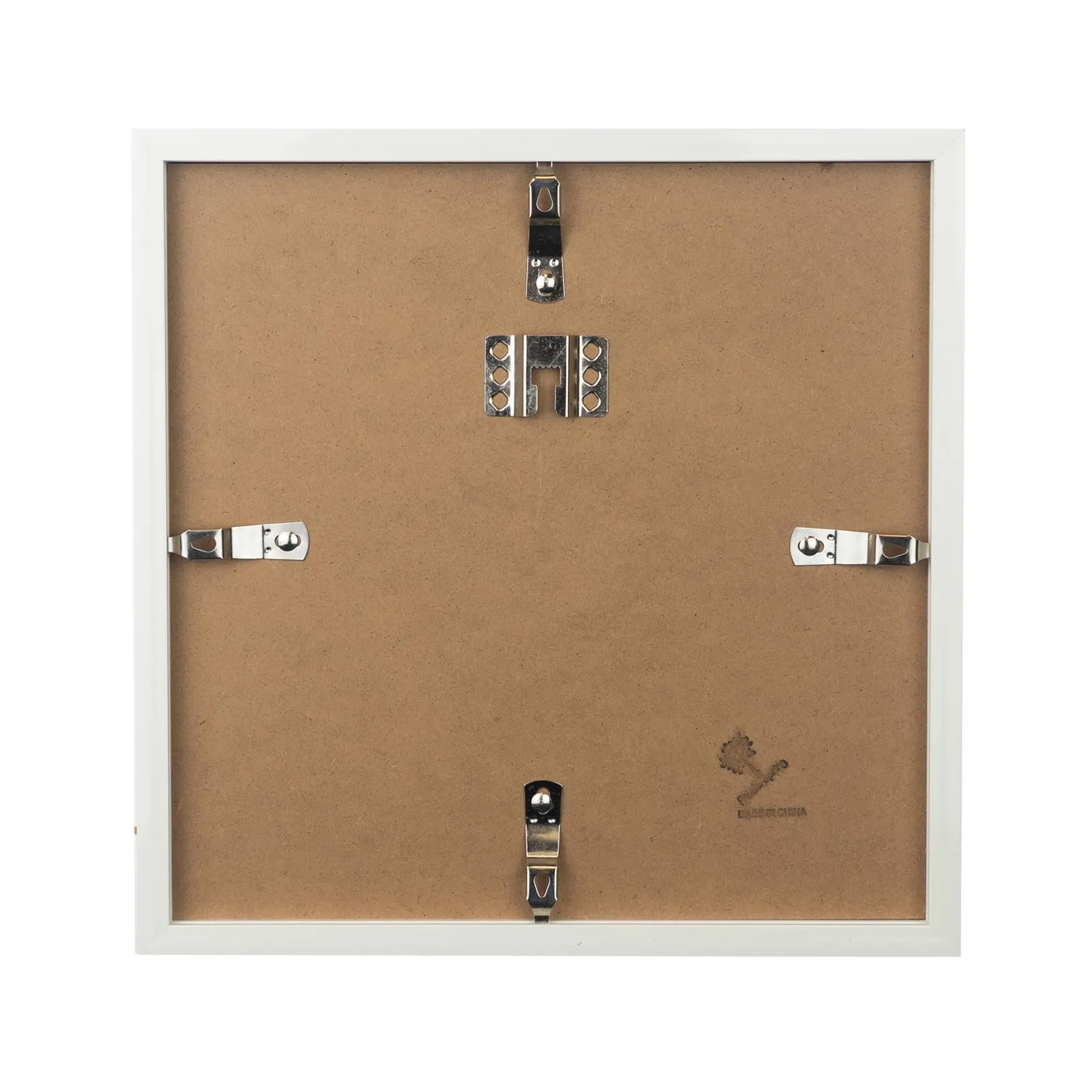 Nicola Spring 3D Box Photo Frames - 10 x 10" with 8 x 8" Mount - Ivory Mount - Pack of 5 in White 5