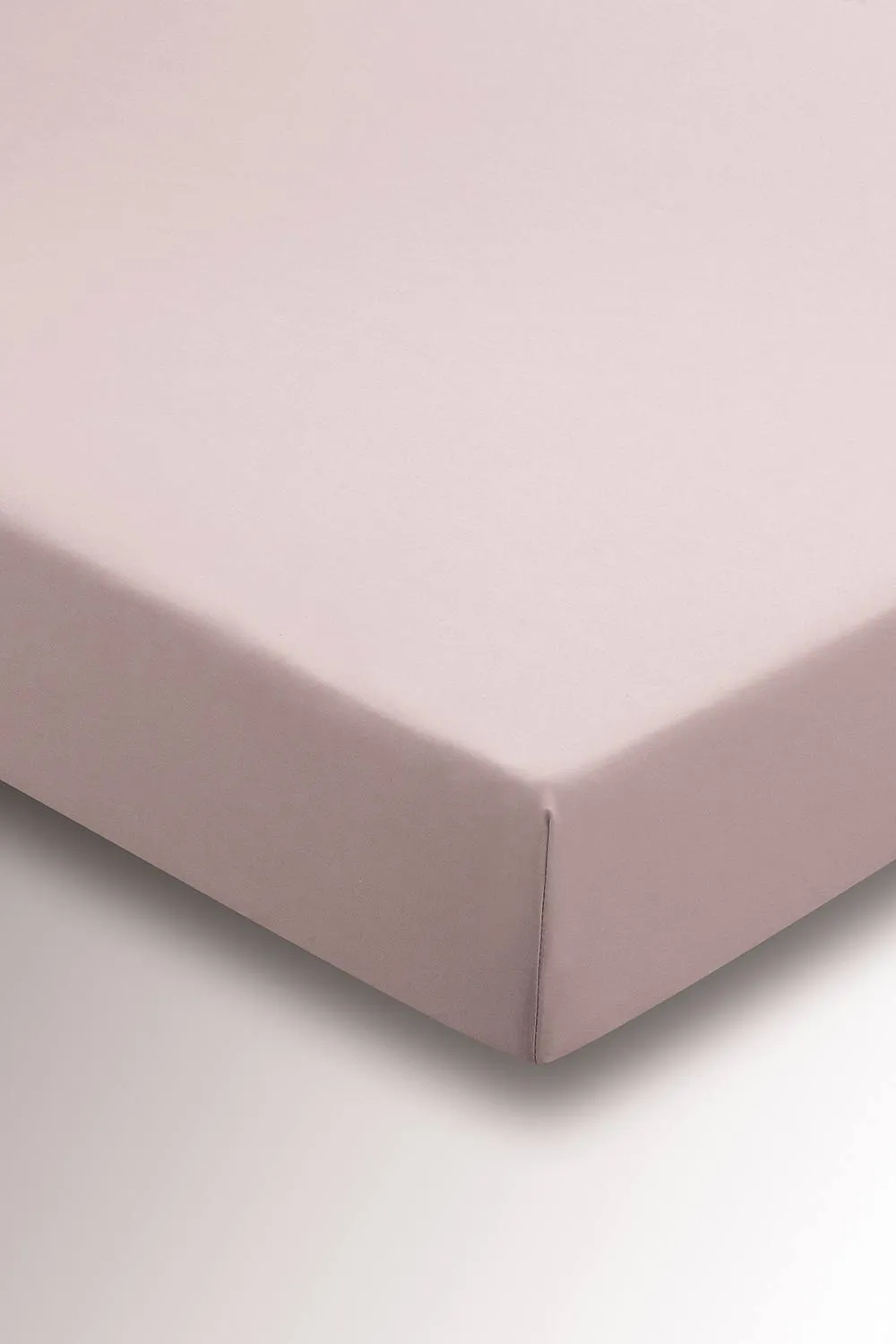 Helena Springfield 'Extra Deep Plain Dye' 180TC Fitted Sheet in Pale Pink