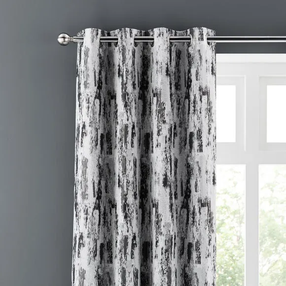 Abstract Global Eyelet Curtains (Blackout Available)
