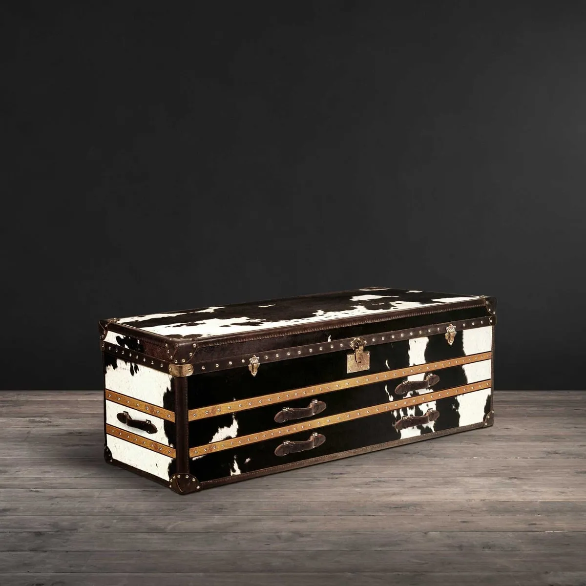 Timothy Oulton Harrow Trunk, Black Fabric | Barker & Stonehouse 2