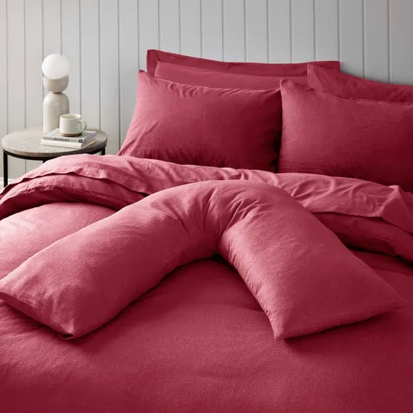 Soft & Cosy Luxury 100% Brushed Cotton V-Shape Pillowcase 2