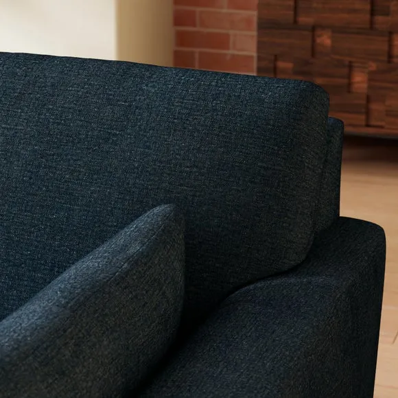 Aspen Textured Faux Linen 2 Seater Sofa 3