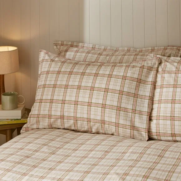 Denton Check 100% Cotton Duvet Cover & Pillowcase Set 2