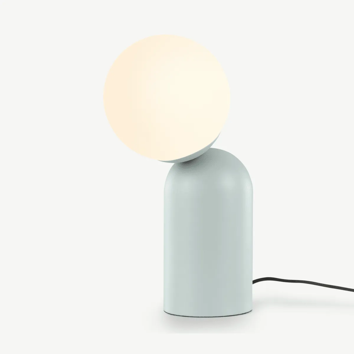 Vetro Table Lamp, Aqua Green and Opal Glass