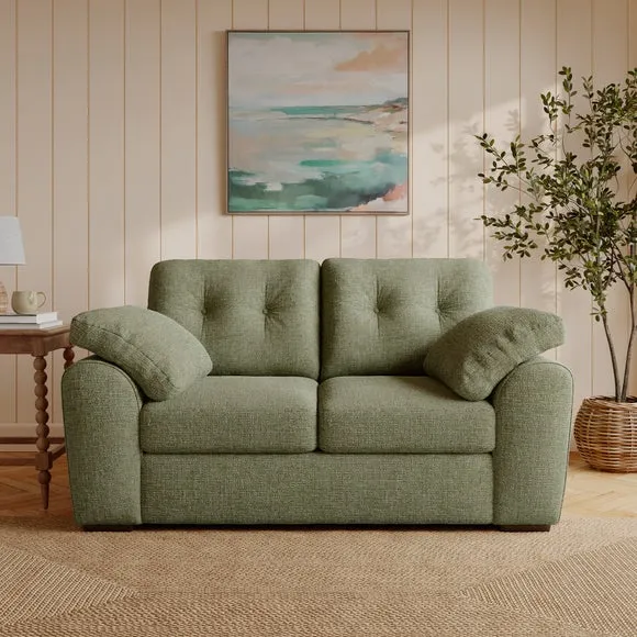 Milton Textured Chenille 2 Seater Sofa 1