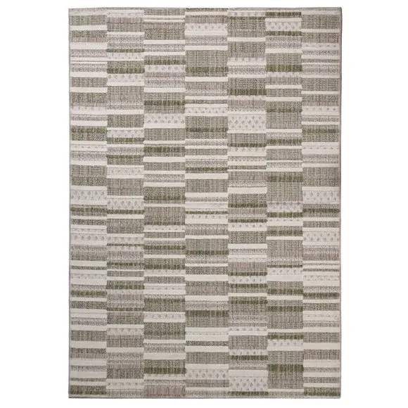 Patchwork Striped Washable Rug 5