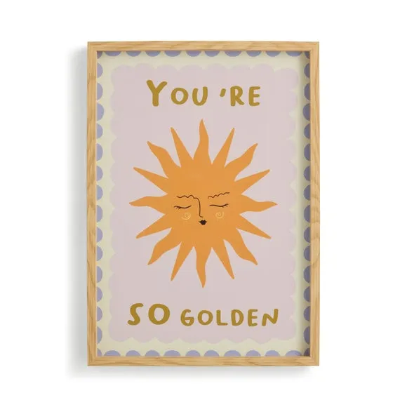 You're So Golden Framed Print 3