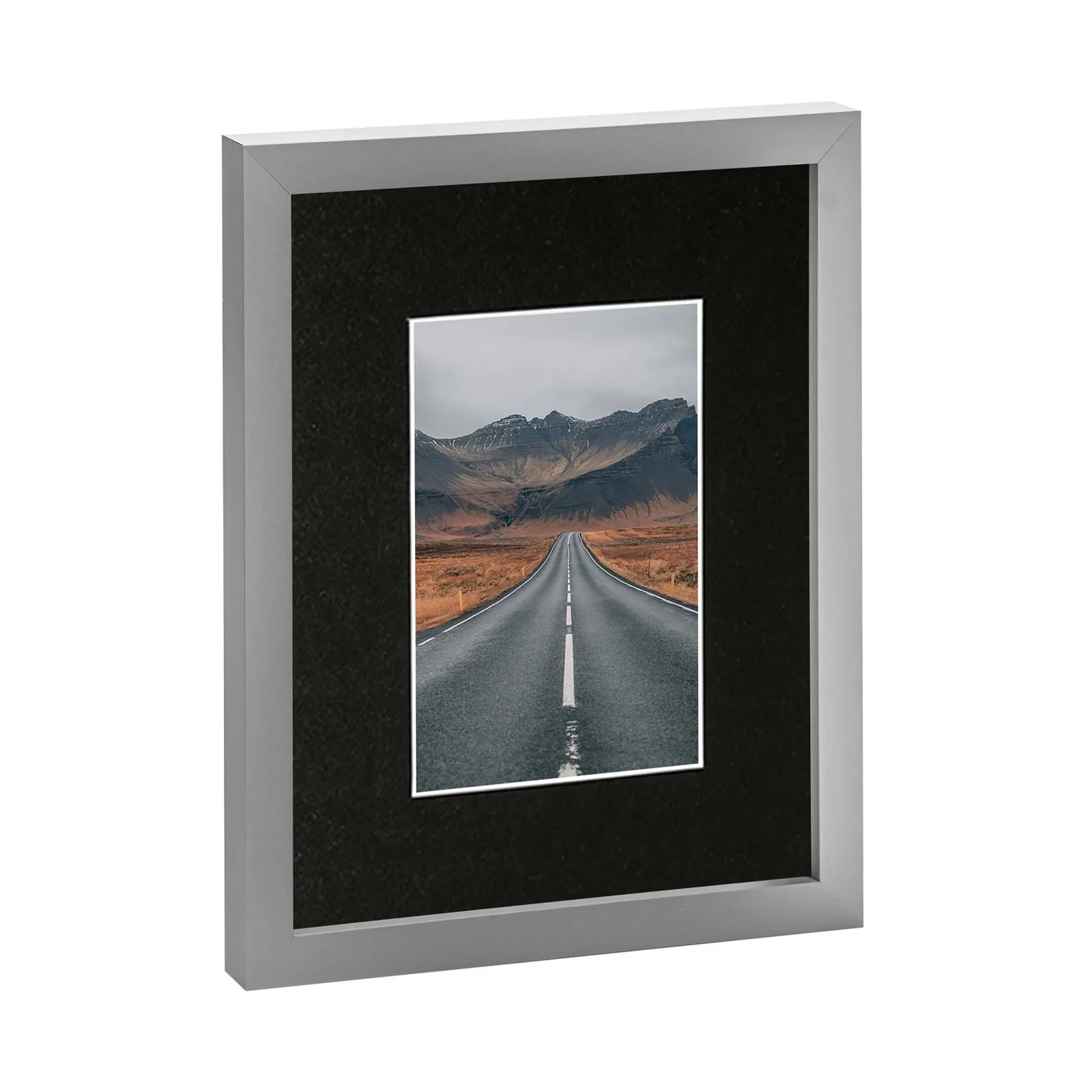 Nicola Spring Photo Frame with 4" x 6" Mount - 8" x 10" - Grey Mount