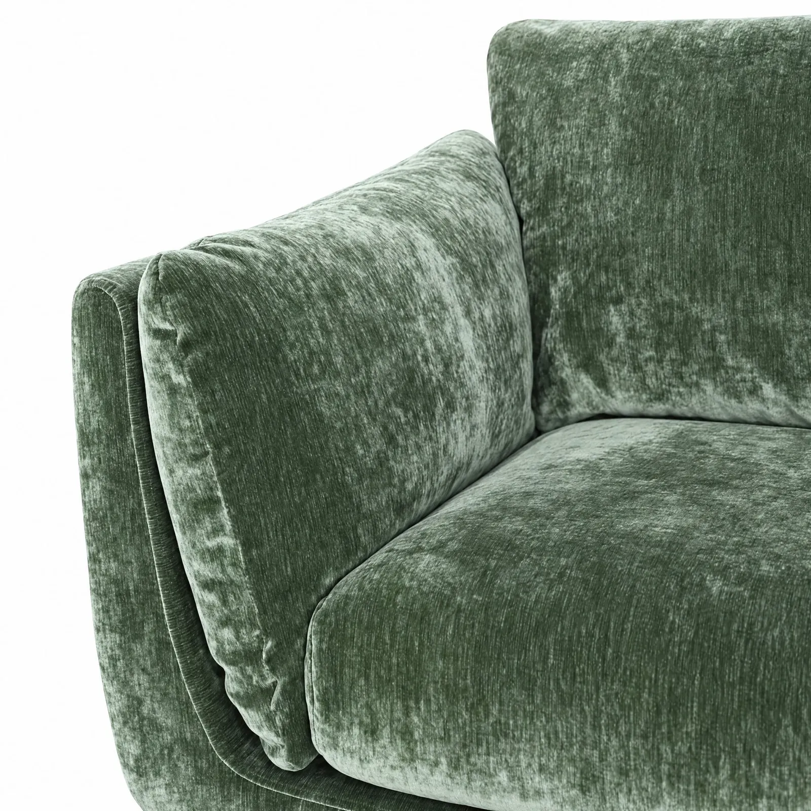 Boone 3 Seater Sofa, Green Velvet | Barker & Stonehouse 3