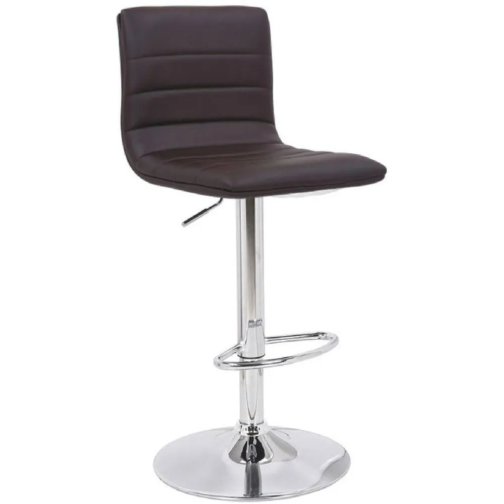 netfurniture Amazon Brown kitchen Swivel Bar Stool Height Adjustable 2