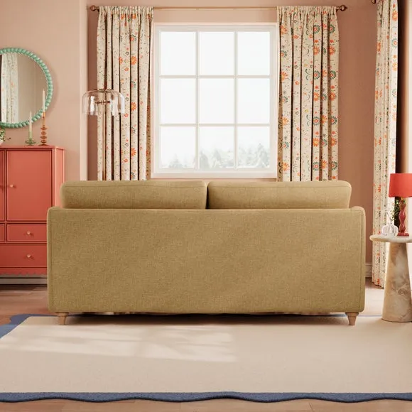 Hattie Slub Faux Linen 3 Seater Sofa 4
