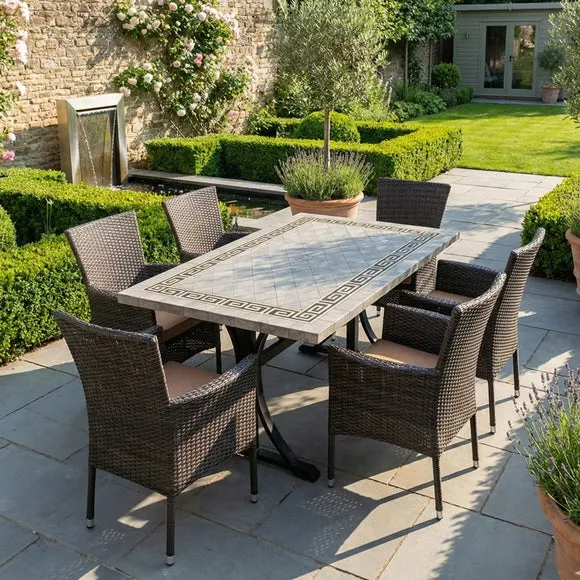 Byron Manor Burlington 6 Seat Dining Set