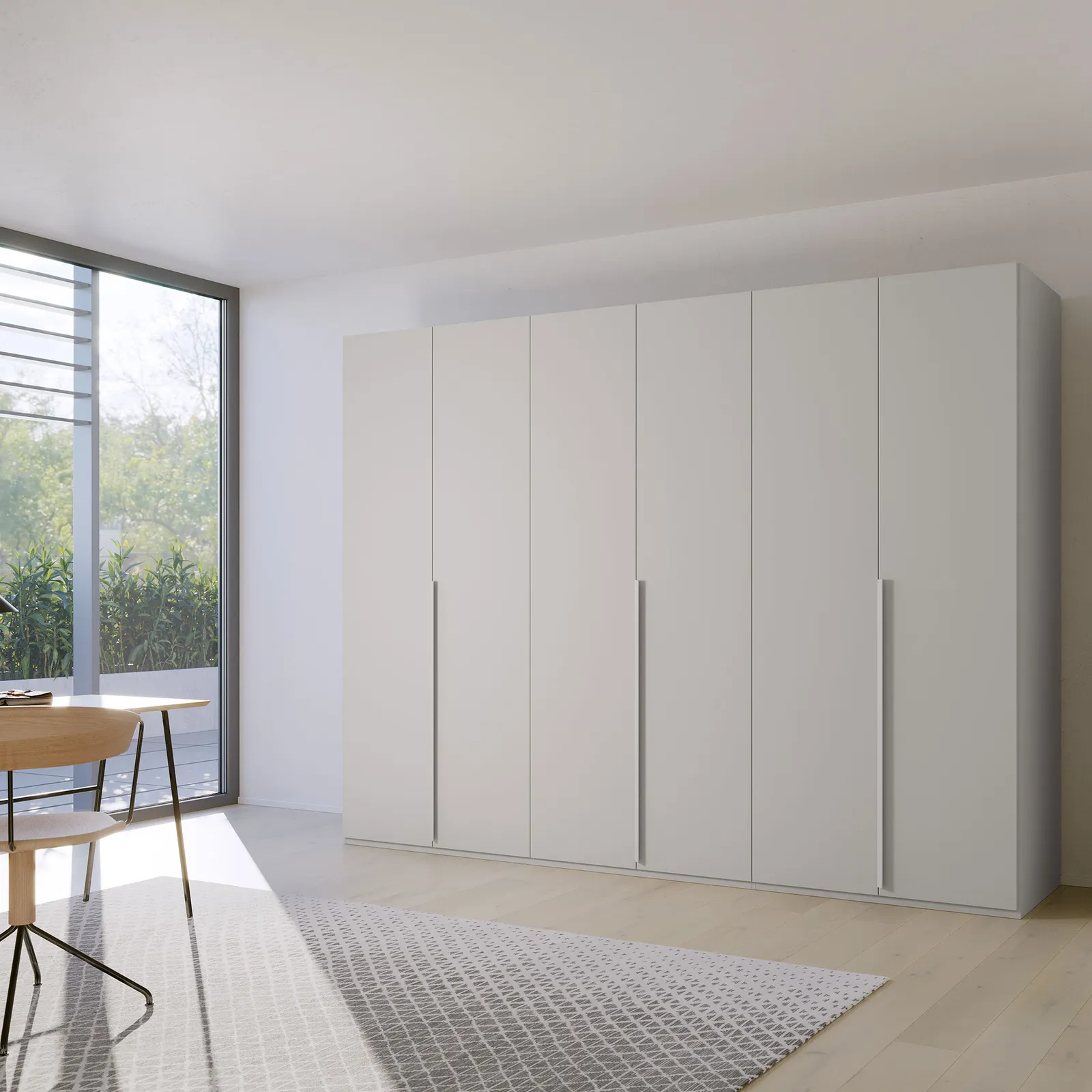 Frans 6 Door Wardrobe 301Cm, Black | Barker & Stonehouse 2