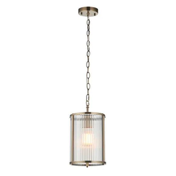 Vogue Hadley Ribbed Adjustable Pendant Light 5