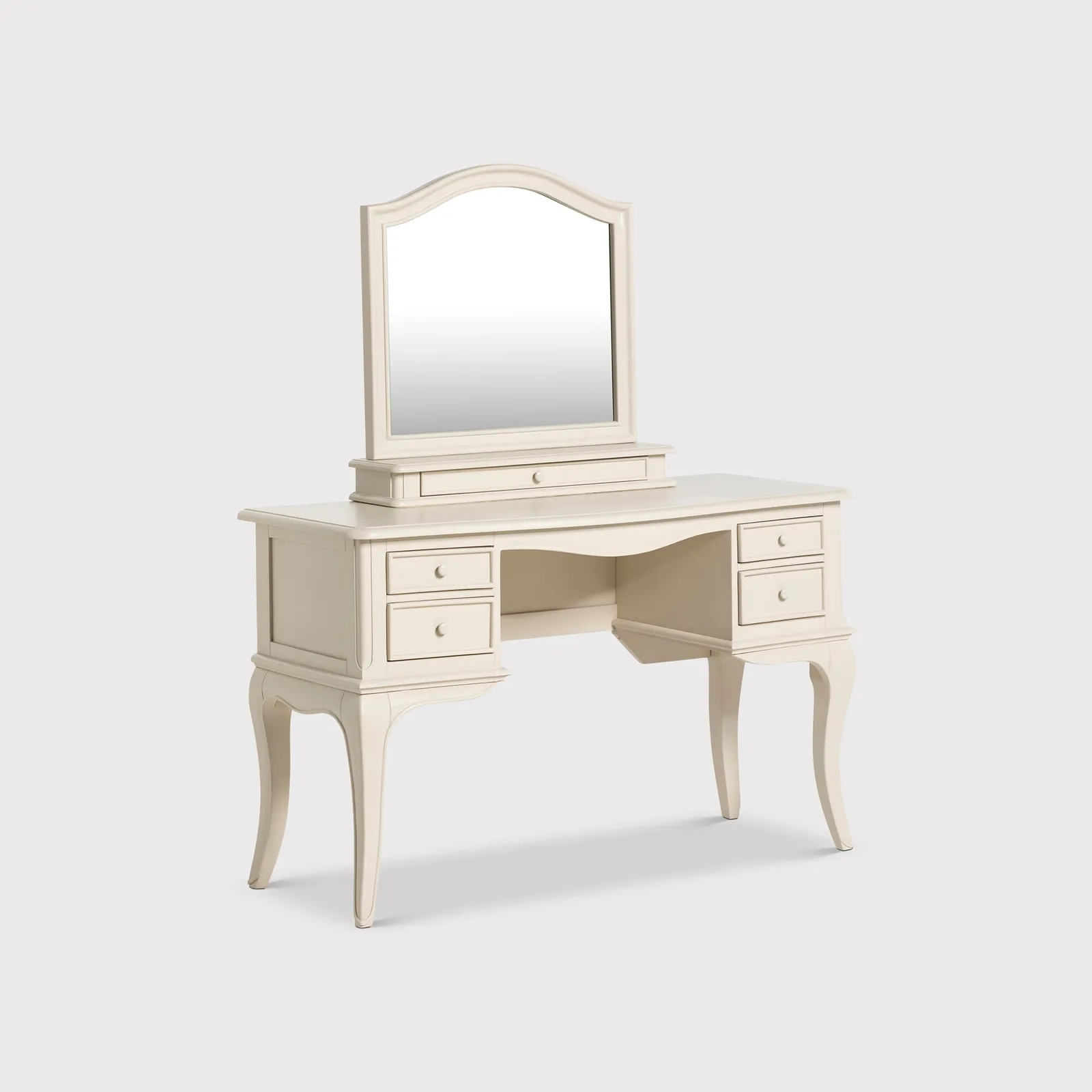 Calista Gallery Mirror, Square, White Wood | Barker & Stonehouse
