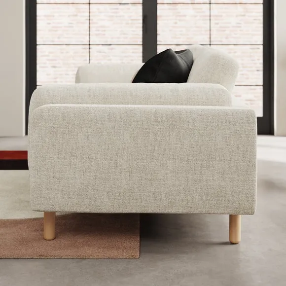 Newton Chunky Tonal Weave 4 Seater Sofa 2