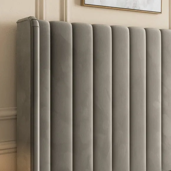 Alara Velvet Ottoman Bed 5