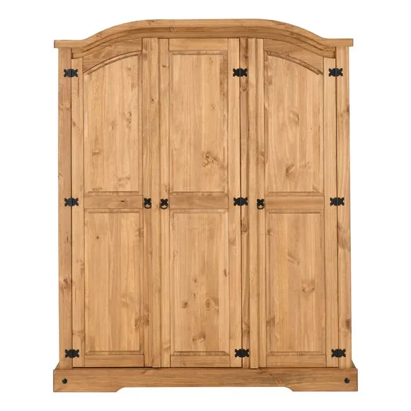 Corona Triple Wardrobe, Pine 2
