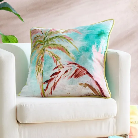 Leilani Tropical Square Filled Cushion