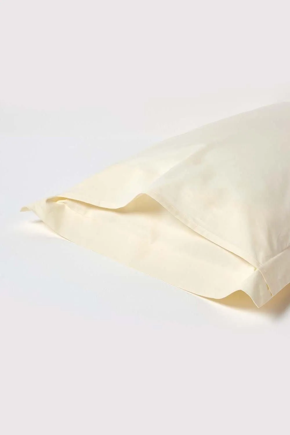 Homescapes Egyptian Cotton Oxford Pillowcase 200 TC, King Size in Cream 3