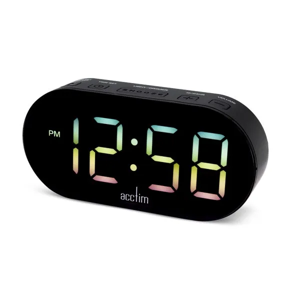 Acctim Lyra 2 Colour Fade LED Alarm Clock 4