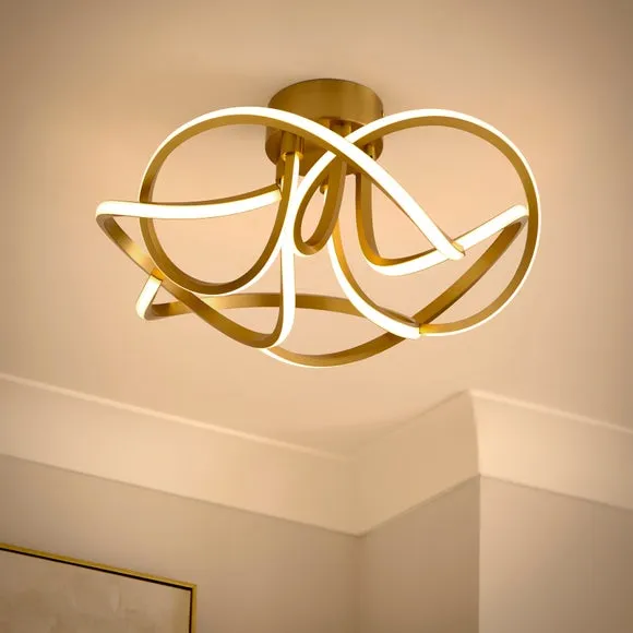 Margot Semi Flush LED Ceiling Light 2
