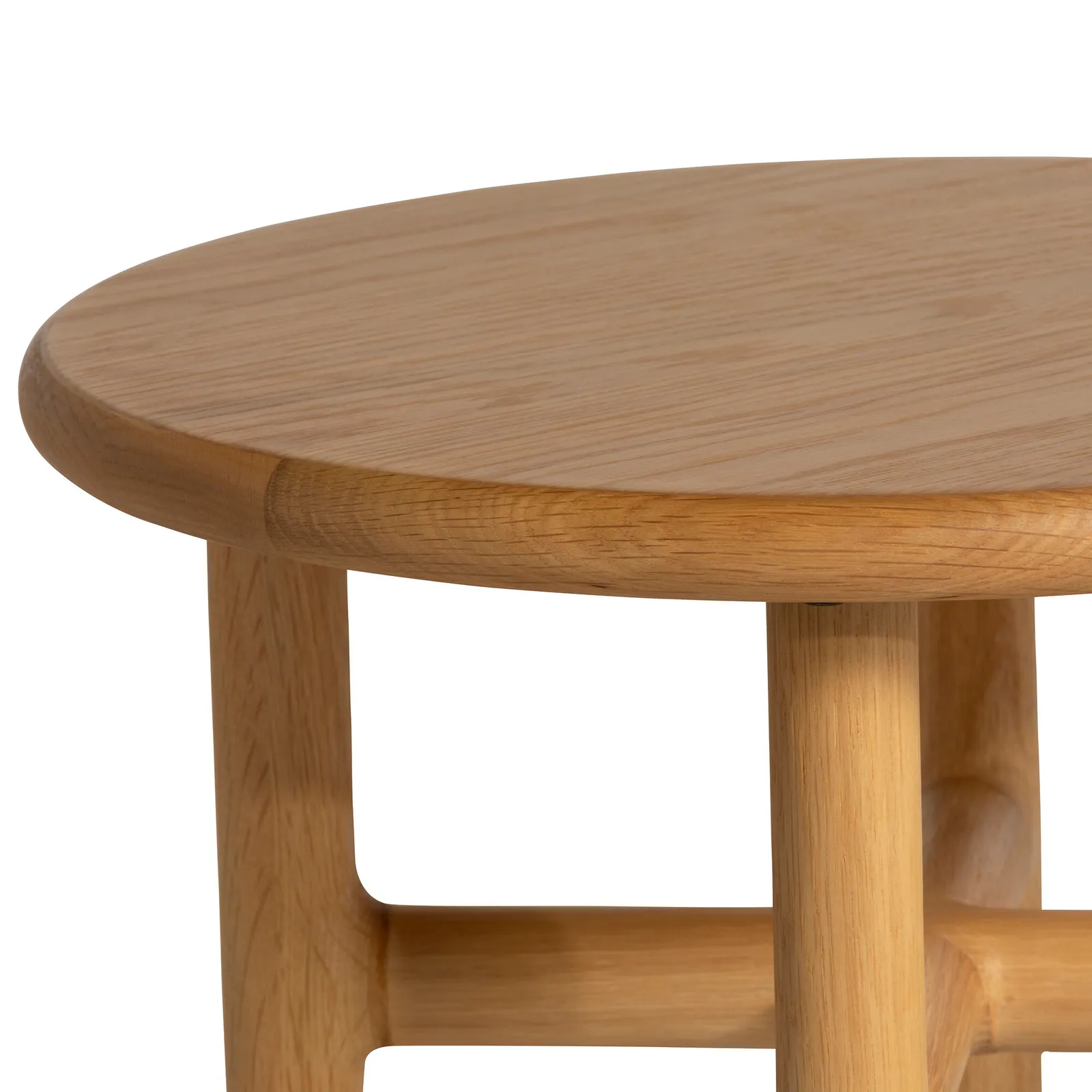 Winchester Lamp Table, Round, Neutral Oak | Barker & Stonehouse 4