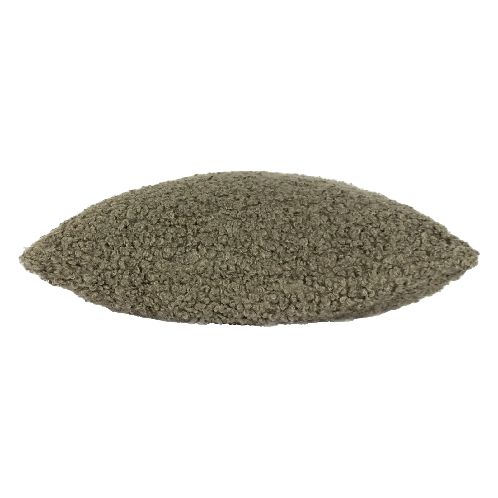 Yard Cabu Chunky Boucle Cushion Khaki, Green 3