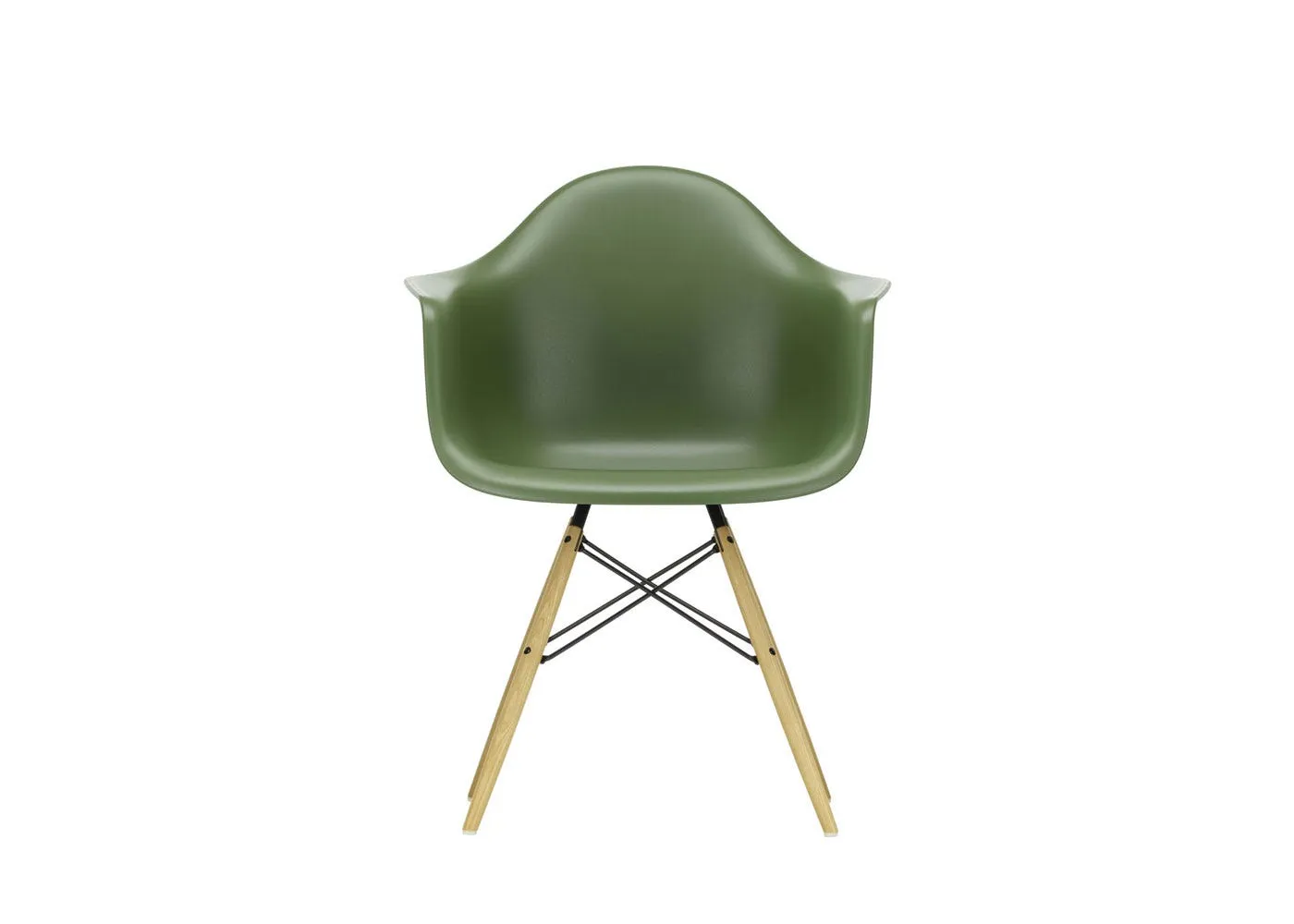 Vitra Eames DAW Armchair New Height Forest Ash Honey Base 1