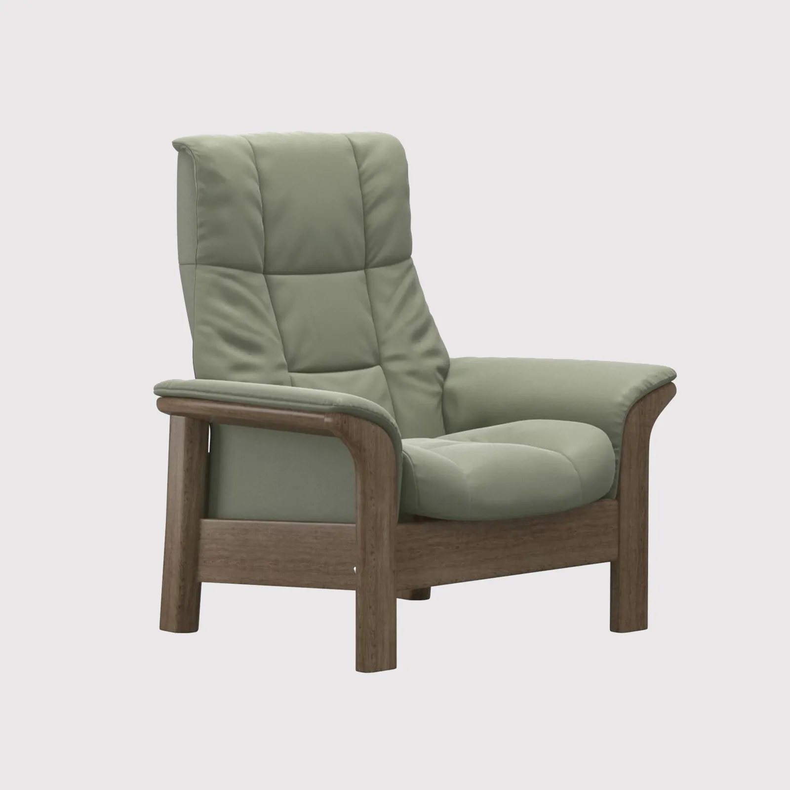 Stressless Windsor Armchair, Grey Leather | Barker & Stonehouse