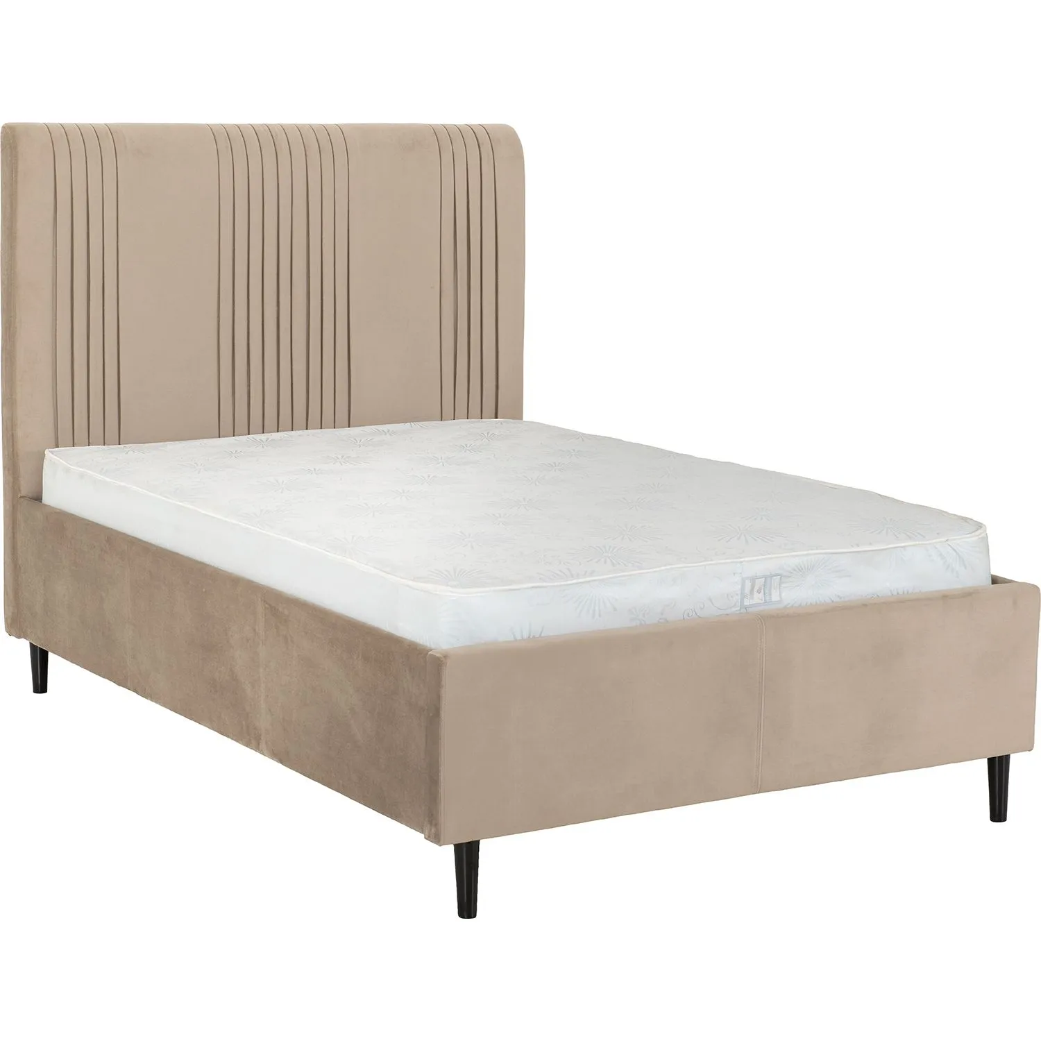 Seconique Maine 4'6" (Double) Bed in Taupe 2